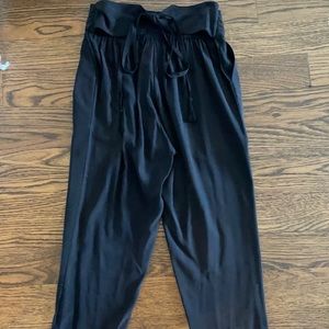 Calypso St Barth black silk pant